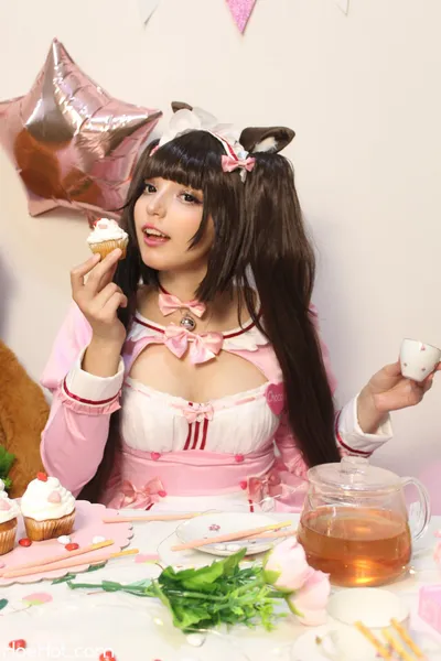 Lia Wink - Chocola (Nekopara) nude cosplay leaked 288700