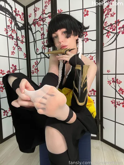 Tsunderebean - Soi Fon nude cosplay leaked 356459