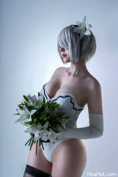 Sayathefox 2B the white body nude cosplay leaked 628639