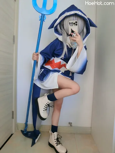 YaoYaoQwQ - Gawr Gura nude cosplay leaked 485942