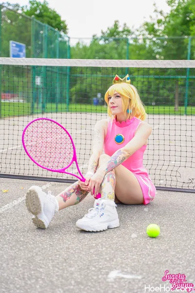 SugaryBunny - Peach Tennis nude cosplay leaked 525068