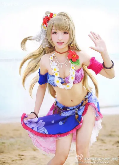 HaoGe - Kotori bikini nude cosplay leaked 104206