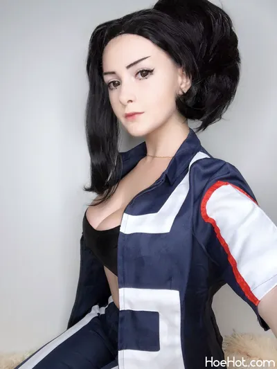 Nikachi  - Momo Yaoyorozu nude cosplay leaked 605905