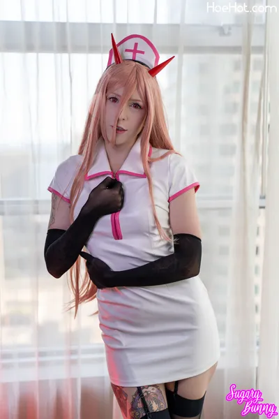 SugaryBunny - Power Nurse nude cosplay leaked 524952