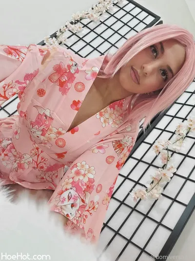 Domi - Haruno Sakura nude cosplay leaked 545815