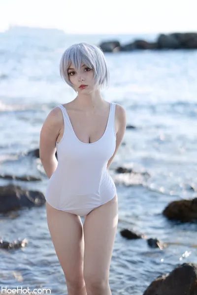 Himeecosplay - Rei Swimsuit nude cosplay leaked 405558