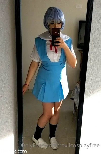 Roxii Cosplay - Rei Ayanami nude cosplay leaked 55879