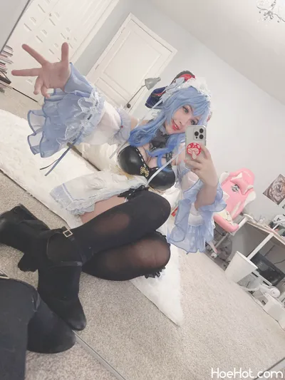 Junkenstein - Ganyu Maid nude cosplay leaked 234888