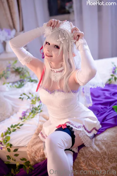 Akariia - Bride Emilia nude cosplay leaked 207632