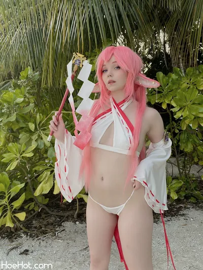 Caticornplay - Yae Miko bikini nude cosplay leaked 400414