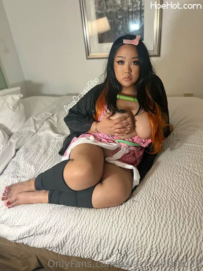 Lilylee Bunny - Nezuko nude cosplay leaked 32212