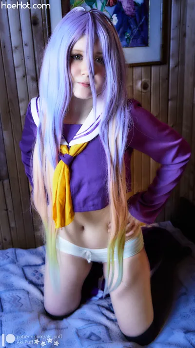 Aki Puff - Shiro nude cosplay leaked 613528