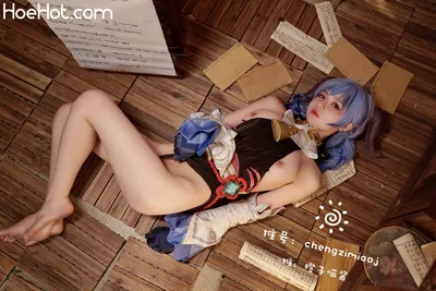 橙子喵酱 - 甘雨 [25P] nude cosplay leaked 417163