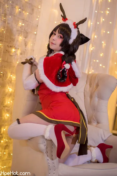 Yoshinobi - Ooshio Xmas (Azur Lane) nude cosplay leaked 604085