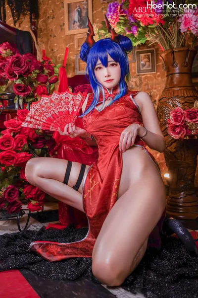 Arty huang - Arknights Chen qipao [18P] nude cosplay leaked 539981