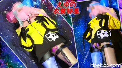 [eyu no isyoubeya(eyu)] Iono cosplay femboy squirting repeatedly by 3-point masturbation of cock, anus and nipples [crossdressing・futanari] nude cosplay leaked 140993