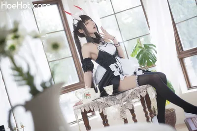 [阿包也是兔娘] NO.48 1月舰长 能代女仆 Azur Lane Noshiro Maid nude cosplay leaked 447870