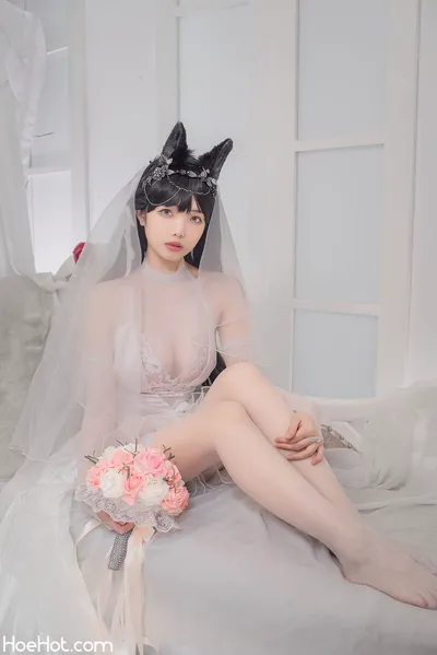 雯妹不讲道理 No.021 爱宕花嫁 nude cosplay leaked 389490