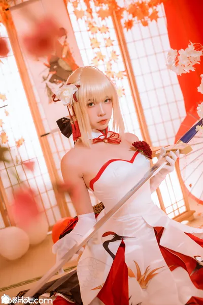 二佐Nisa Fate Saber nude cosplay leaked 506933