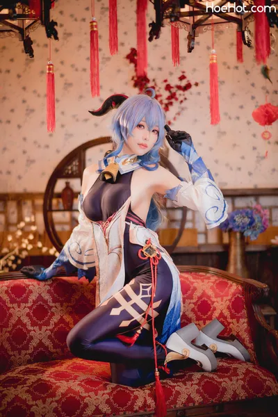 Ely - Ganyu nude cosplay leaked 436002