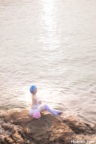 [Cheng Meow] Rem Swimsuit Bride nude cosplay leaked 553047