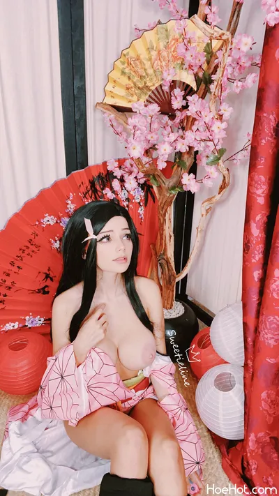 SweetieLine - Nezuko nude cosplay leaked 318285