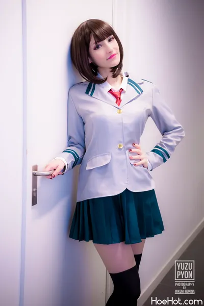 Yuzu Pyon - Ochako nude cosplay leaked 610399