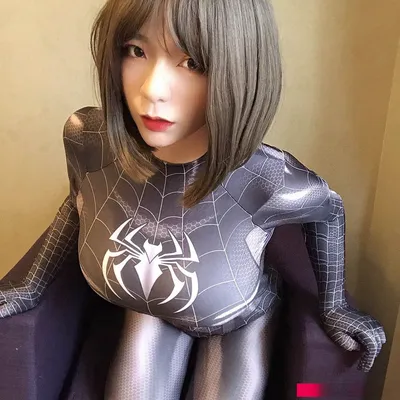 奶兔biubiu - 蜘蛛侠妹妹 nude cosplay leaked 8419