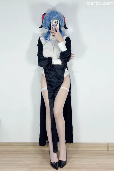 Terebi - Nun Ganyu nude cosplay leaked 223085