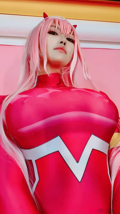 Misswarmj - Zero Two Bodysuit nude cosplay leaked 12521