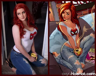 Ashley Barron - Mary Jane nude cosplay leaked 234465