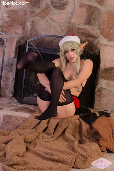 LovelySpaceKitten - Christmas High Elf Archer nude cosplay leaked 513904