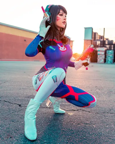 HendoArt LewdoArt - DVa nude cosplay leaked 606939