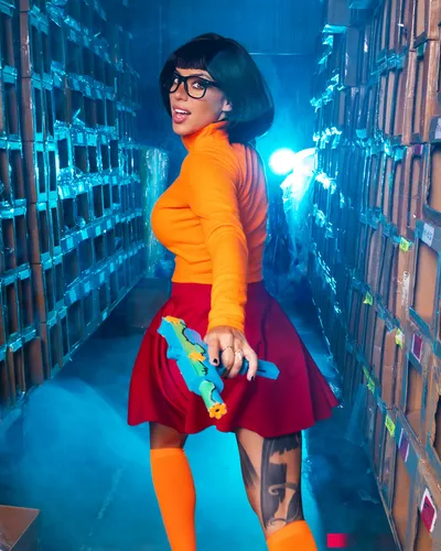 Alex Zedra - Velma nude cosplay leaked 6211