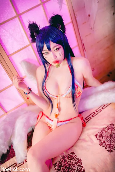 Akhee - Ahri Bikini nude cosplay leaked 147365