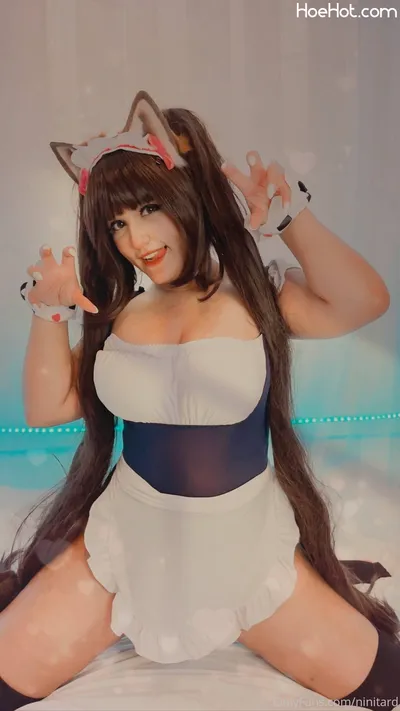 Ninitard - Chocola Maid swimsuit nude cosplay leaked 220587