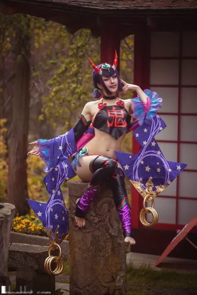 Yukeshiro - Shuten Douji nude cosplay leaked 21783