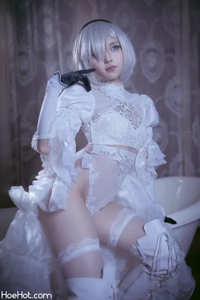 快乐的莲某人 Arika Ren 2B 白花嫁 nude cosplay leaked 271811