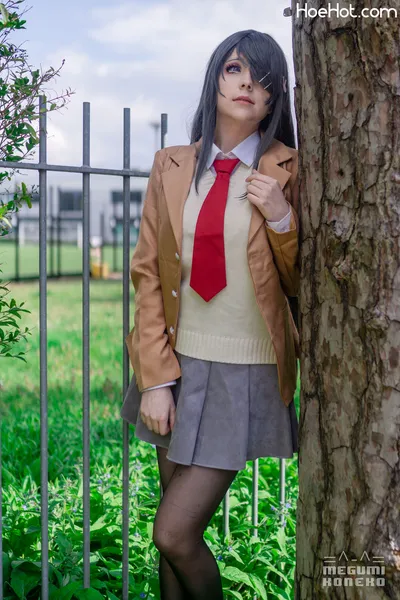 Megumi Koneko - Mai Sakurajima School Uniform nude cosplay leaked 587724