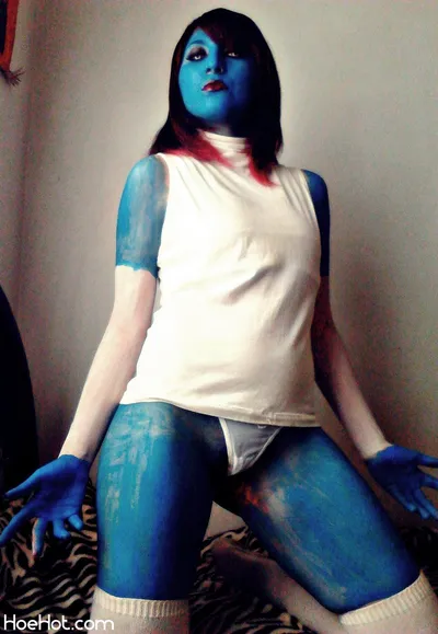 Mystique Cosplay Body Paint nude cosplay leaked 391288