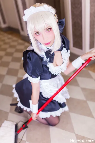 [Miyako Donburi (Rio Miyako)] This is the summer maid! nude cosplay leaked 132578