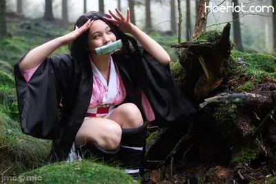 virtual geish-nezuko nude cosplay leaked 68134