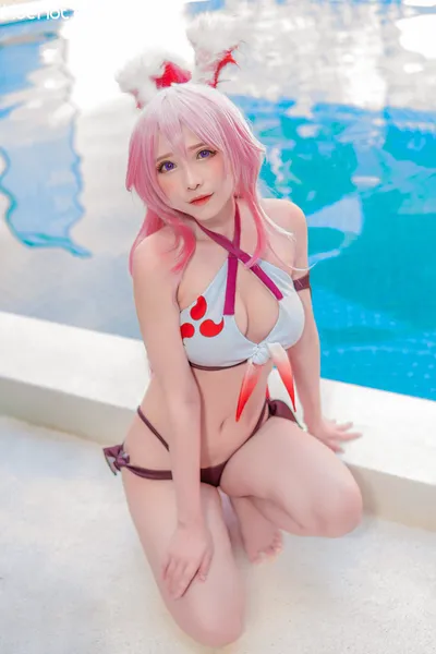 Lightcos - Yae Sakura Bikini nude cosplay leaked 332375