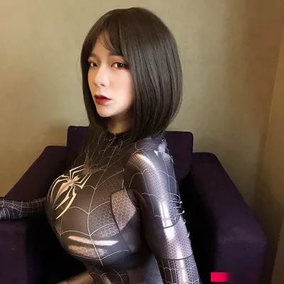 奶兔biubiu - 蜘蛛侠妹妹 nude cosplay leaked 8422