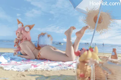 [uki雨季] 玉藻前海边泳装 FATE Tamamo no Mae Bikini nude cosplay leaked 386098