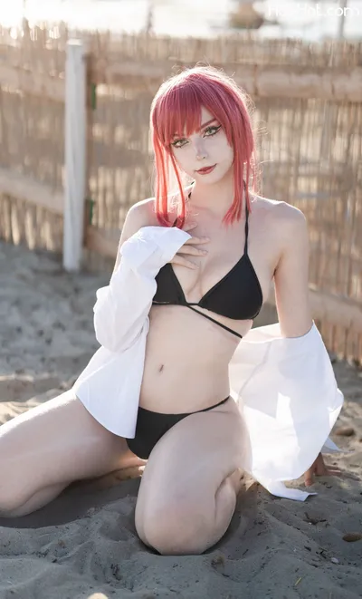 Himeecosplay - Makima bikini nude cosplay leaked 342323