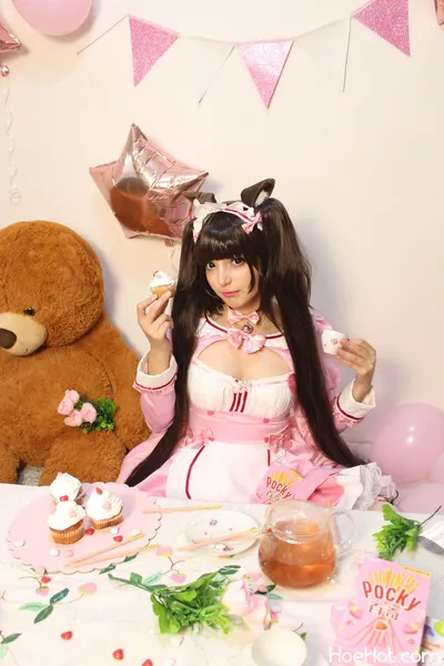 Lia Wink - Chocola (Nekopara) nude cosplay leaked 288702