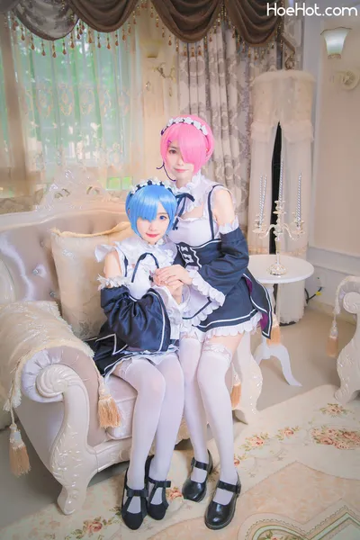 小野妹子w - Ram Rem (拉姆, 雷姆) nude cosplay leaked 276680