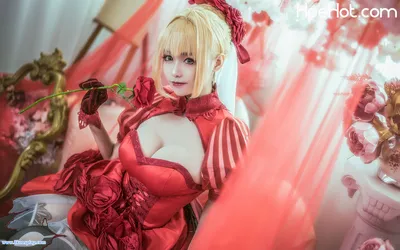 [大大卷卷小卷] 尼禄·克劳狄乌斯 FATE Nero Claudius nude cosplay leaked 252092