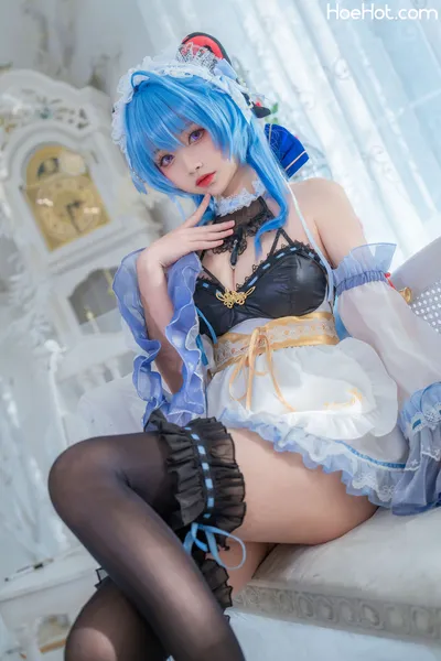 Komaki - Ganyu maid nude cosplay leaked 284685